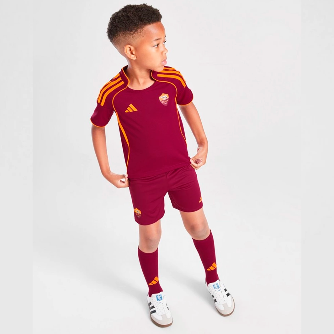 1-250 AS Roma 2025/26 Home – Kit Kids - Image 1