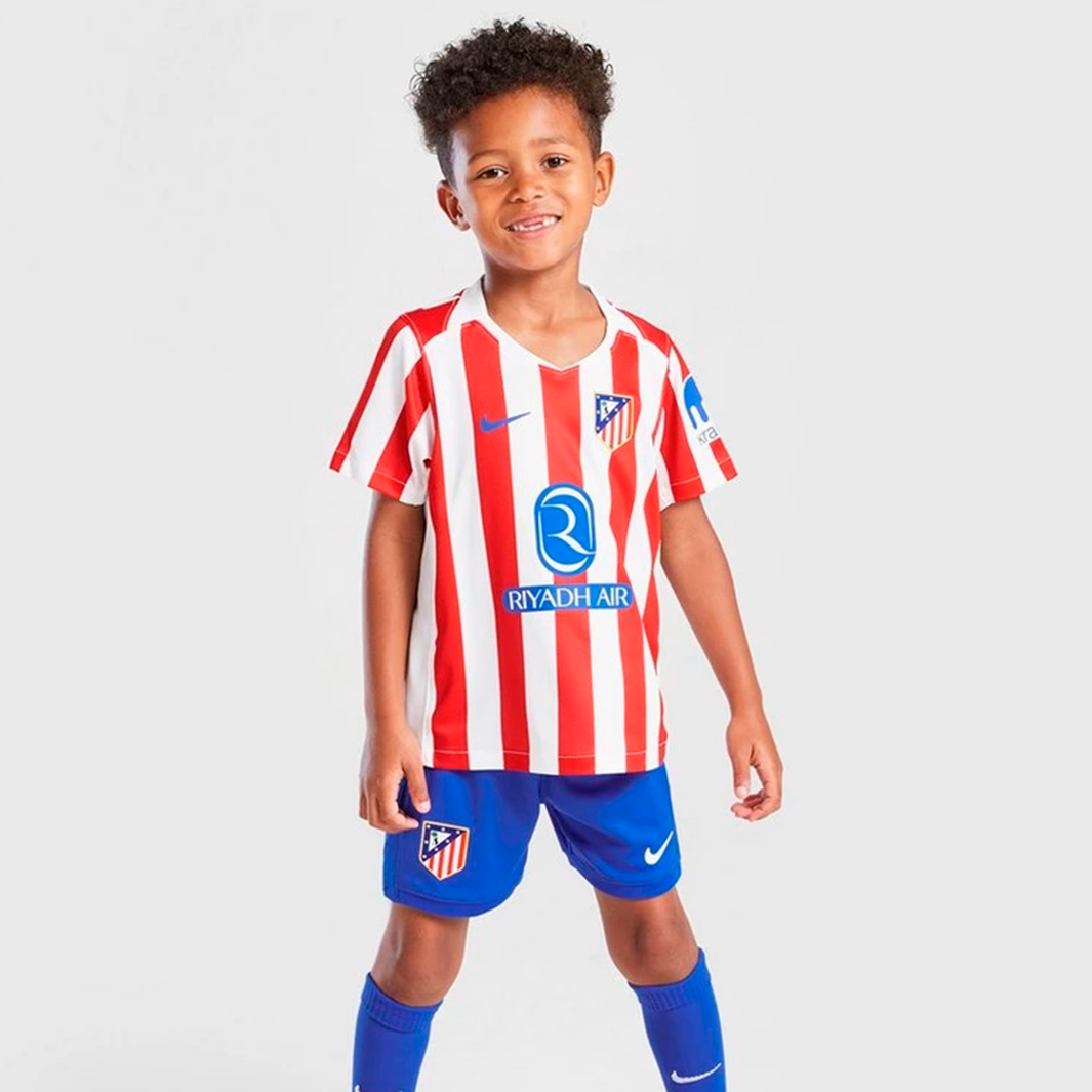 1-266 Atletico Madrid 2025/26 Home – Kit Kids - Image 1