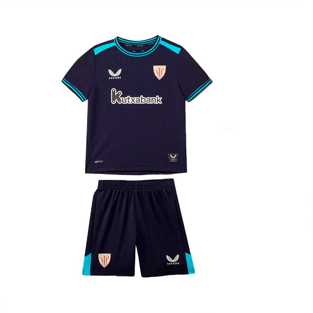 1-273 Athletic Bilbao 2025/26 Away – Kit Kids - Image 1