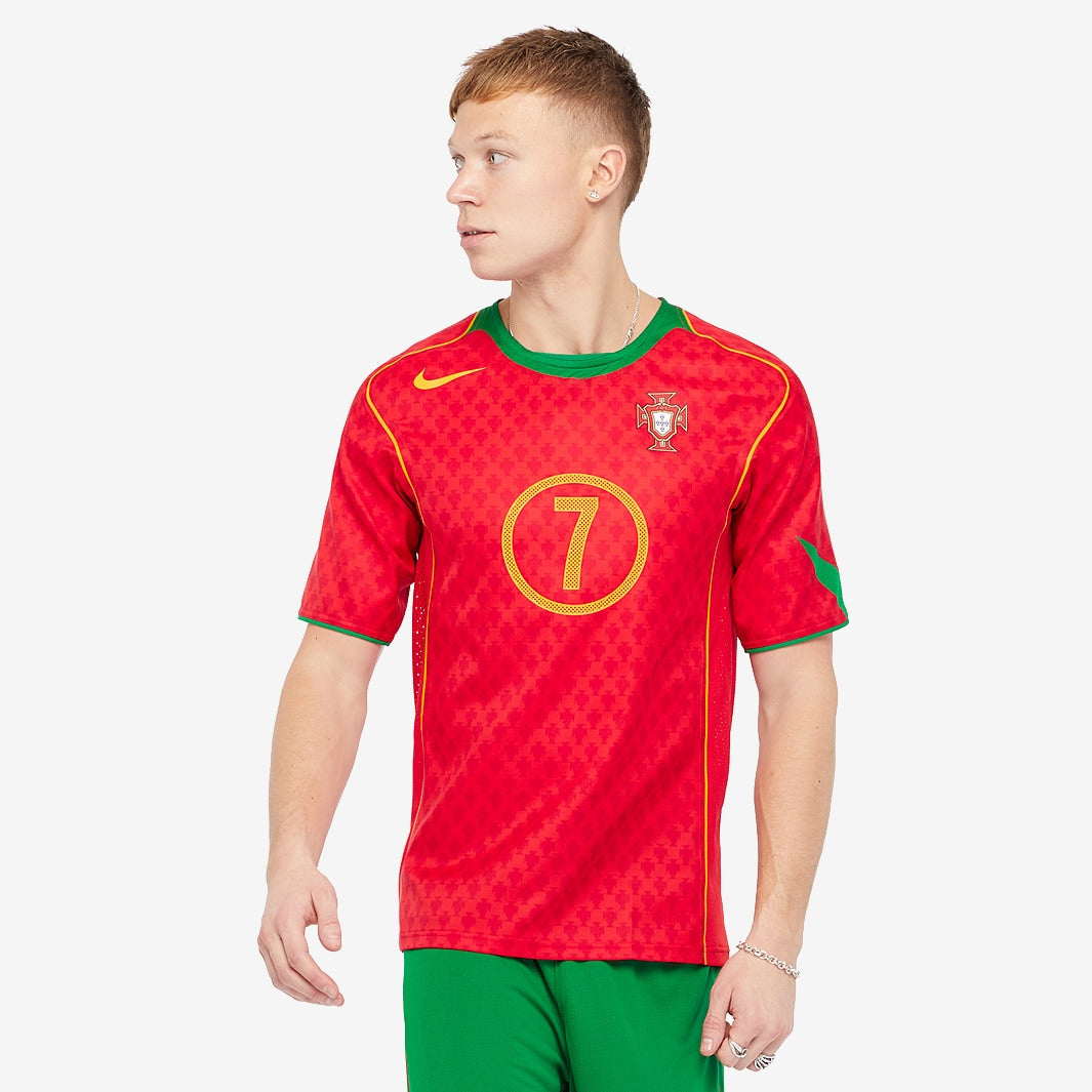 1022809_Main_1901541 Portugal Total 90 2004 Figo #7 Home Jersey Reissue – Fan Version - Image 1