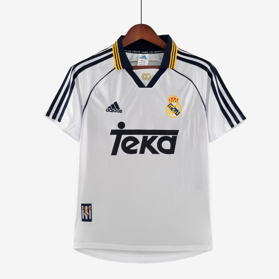 12-1 Real Madrid 2000/01 Home Jersey – Retro Version - Image 1