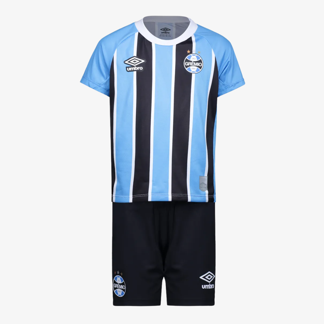 1_26d34b04-73bc-406c-8752-702344d79d98 Grêmio 2025/26 Home Kit Kids - Image 1