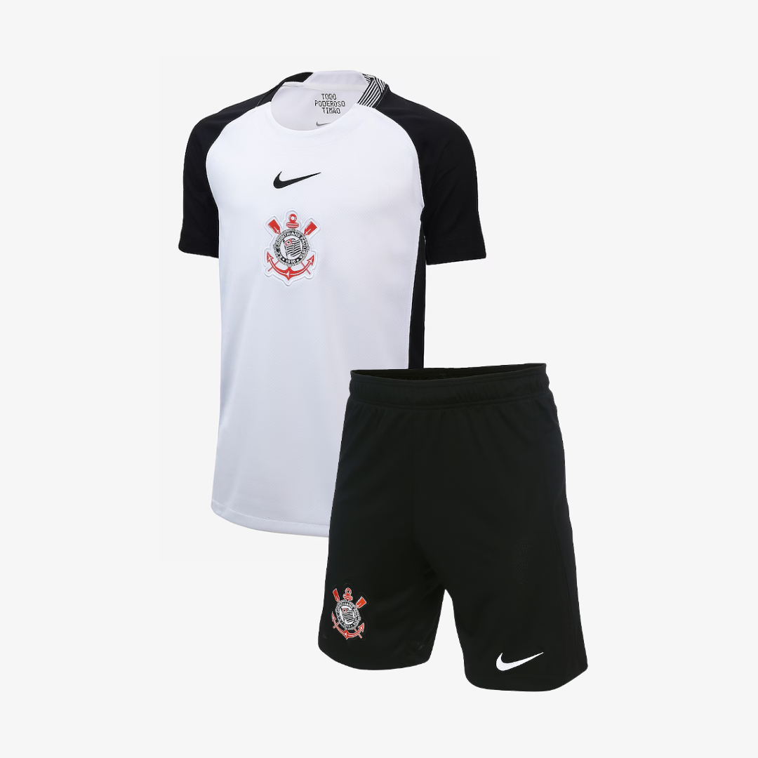 1_755c47cd-1f62-4b46-8840-c01f00422fdc Corinthians 2025/26 Home Kit Kids - Image 1