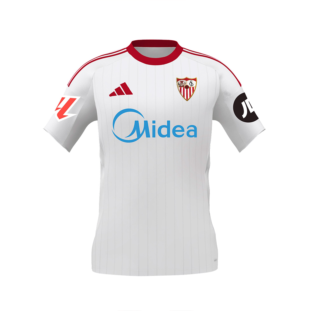 4-370 Sevilla 2025/26 Home Jersey Fan Version - Image 1