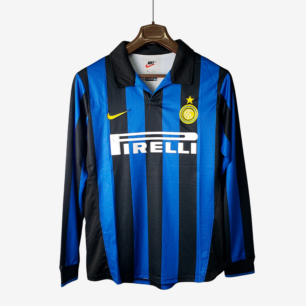 5-507 Inter Milan 1998/99 Home Jersey Long Sleeve Retro Version - Image 1
