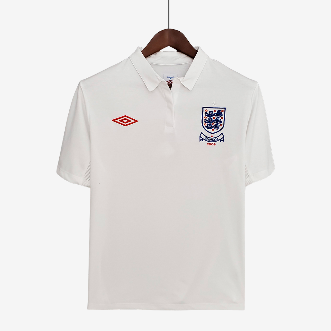 6-117 England 2010 Home Jersey – Retro Version - Image 1