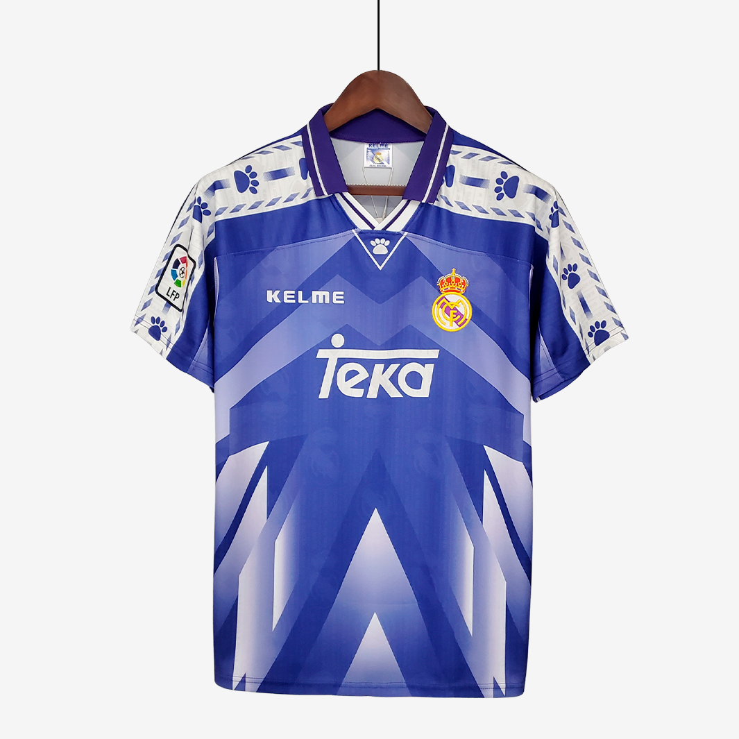 6-225 Real Madrid 1996/97 Away Jersey – Retro Version - Image 1