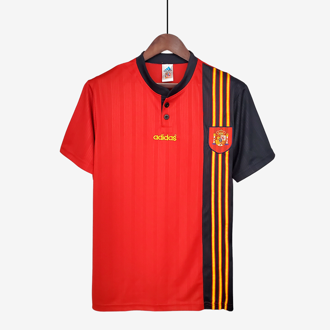 6-254 Spain 1996 Home Jersey – Retro Version - Image 1