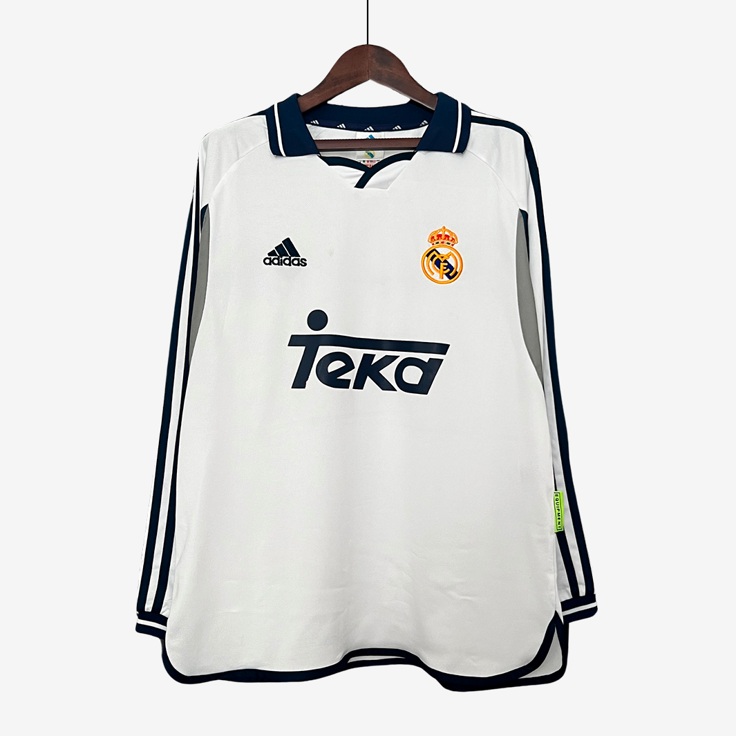 6-269_5a81924c-31d5-42c8-887c-5a5d6b8e737e Real Madrid 2000/01 Home Jersey Long Sleeve – Retro Version - Image 1
