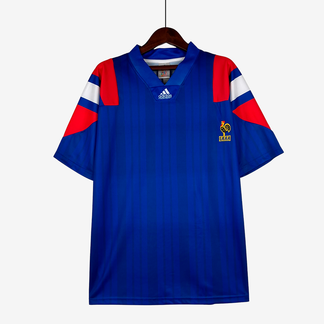 6-382_6c468b0d-3551-4c36-8a8f-52502a3890e8 France 1992/94 Home Jersey – Retro Version - Image 1