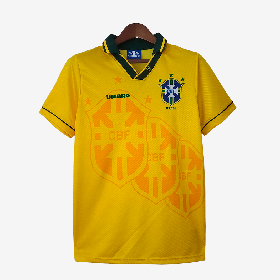 6-58 Brazil 1994 Home Jersey – Retro Version - Image 1