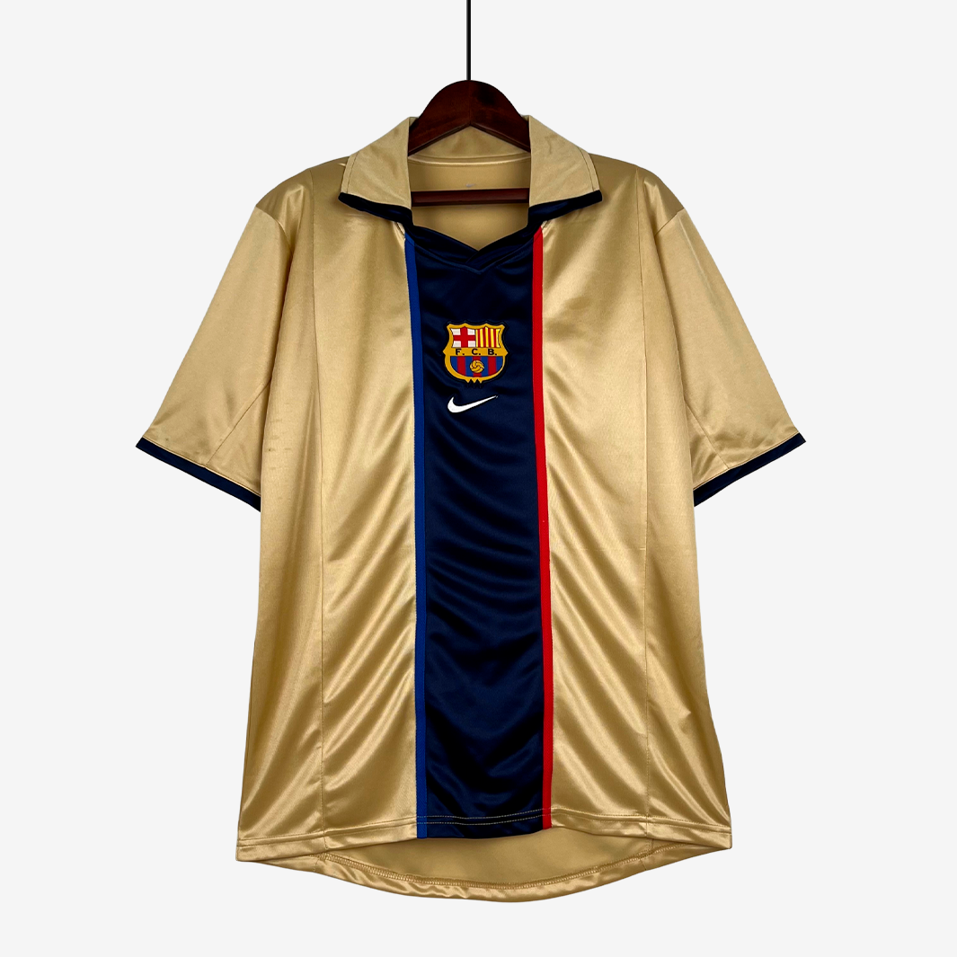 6-9 Barcelona 2002/03 Away Jersey – Retro Version - Image 1