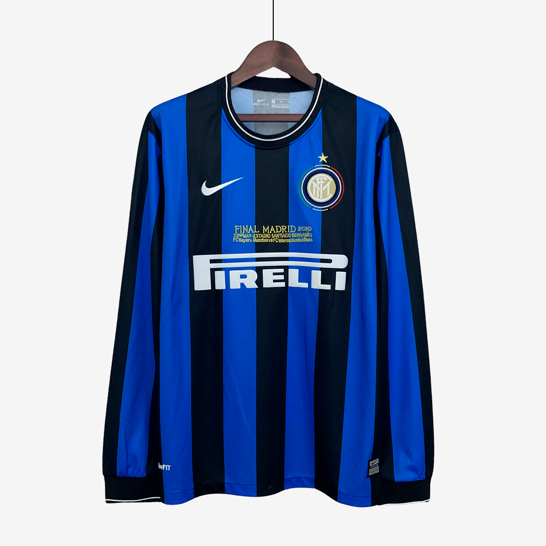 6-94_412998e8-915e-4204-aeb8-1372a4d2c1f2 Inter Milan 2009/10 Home Jersey Champions League Edition Long Sleeve – Retro Version - Image 1
