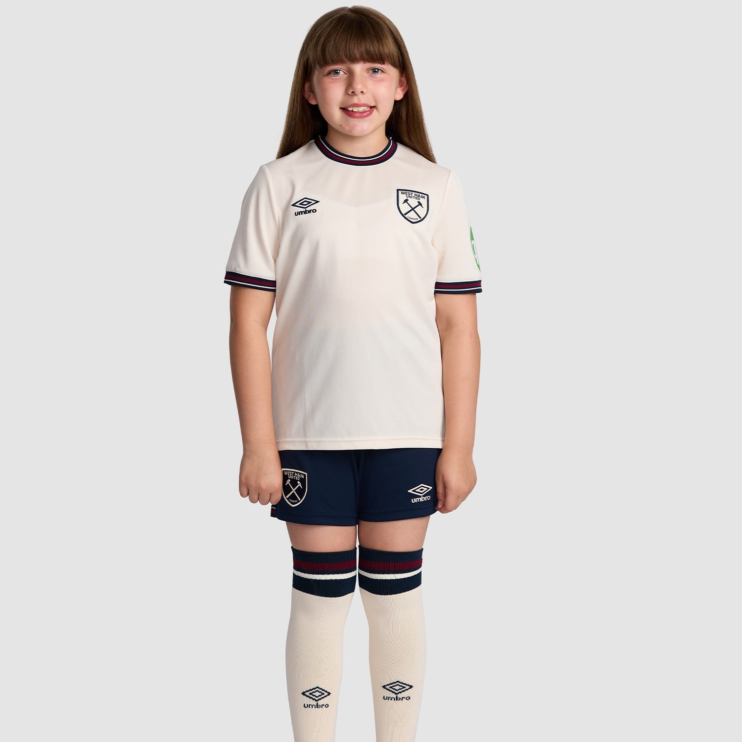 6 West Ham 2025/26 Away – Kit Kids - Image 1