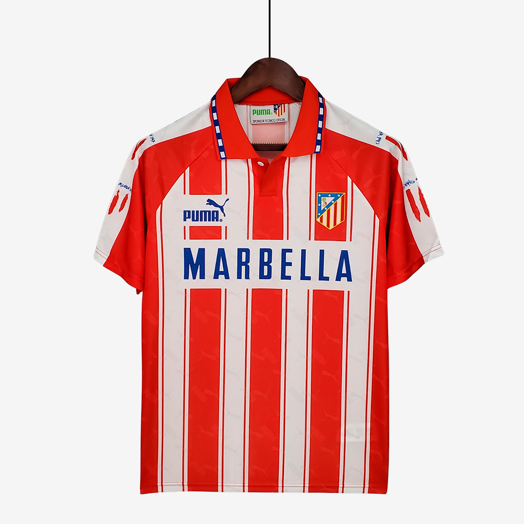 7-118 Atletico Madrid 1994/95 Home Jersey – Retro Version - Image 1