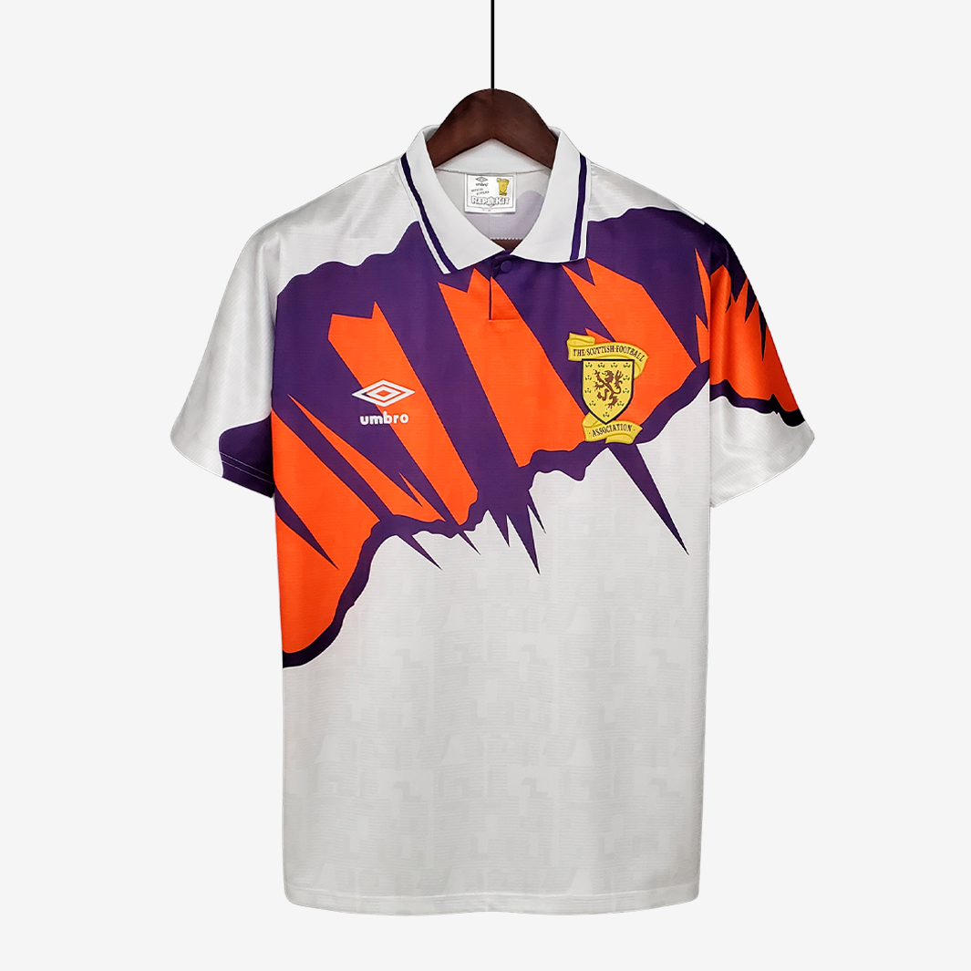7-156 Scotland 1991/93 Away Jersey – Retro Version - Image 1