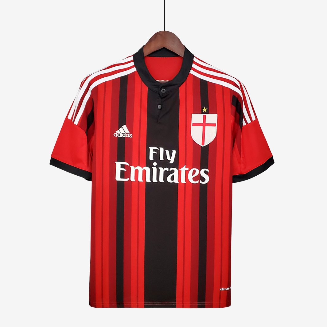 7-182 AC Milan 2014/15 Home Jersey – Retro Version - Image 1
