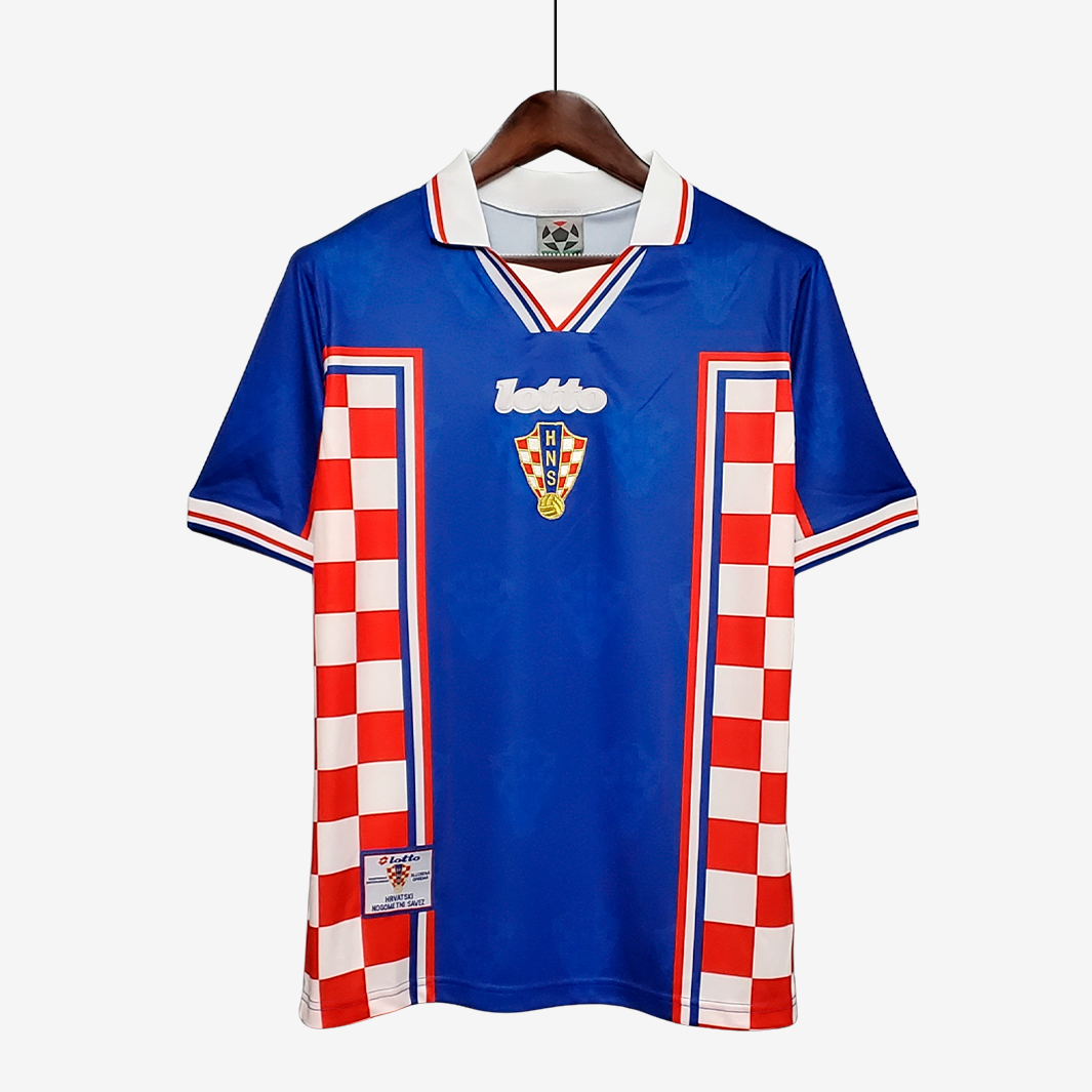 7-304 Croatia 1998 Home Jersey Retro Version - Image 1