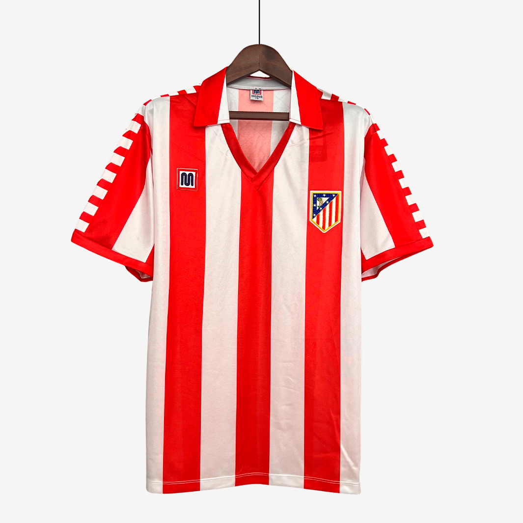 7-390 Atletico Madrid 1982/83 Home Jersey Retro Version - Image 1