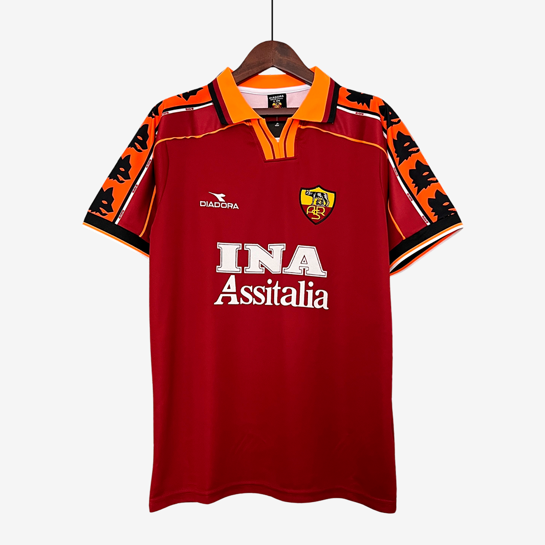 7-485 AS Roma 1998/99 Home Jersey Retro Version - Image 1