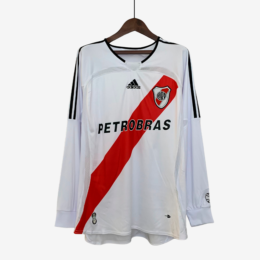 7-546 River Plate 2006/07 Home Jersey Long Sleeve Retro Version - Image 1