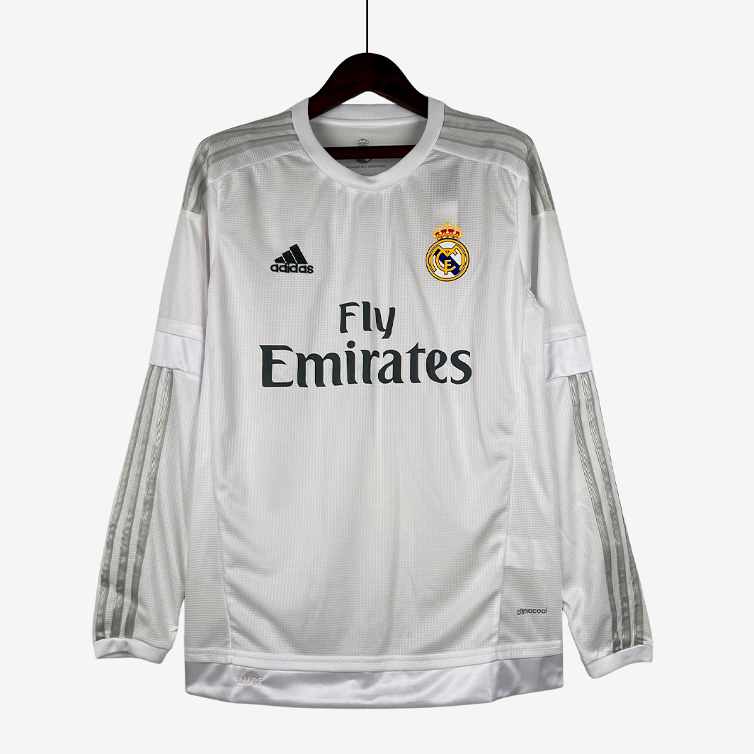 8-105_16eaa994-956c-44d5-b517-528ff3f45856 Real Madrid 2015/16 Home Jersey Long Sleeve – Retro Version - Image 1