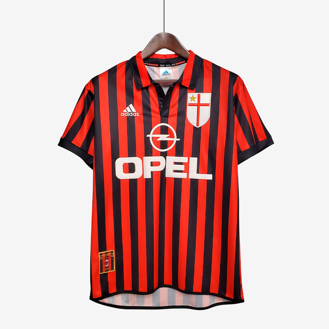 8-123 AC Milan 1999/00 Home Jersey Retro Version - Image 1