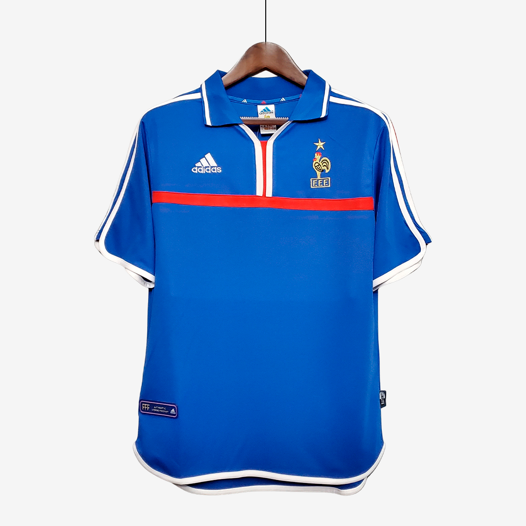 8-174 France 2000 Home Jersey Retro Version - Image 1