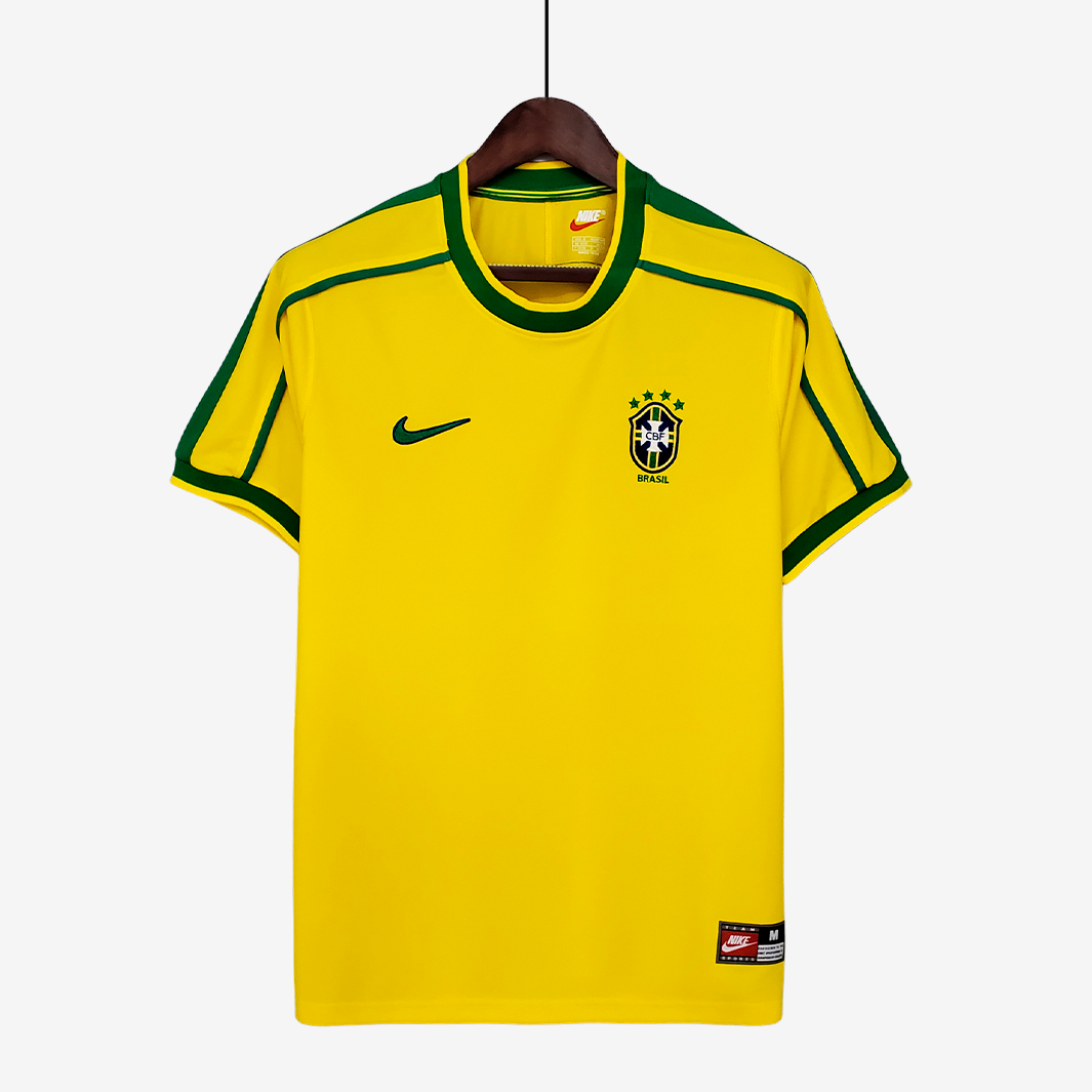 8-61 Brazil 1998 Home Jersey – Retro Version - Image 1