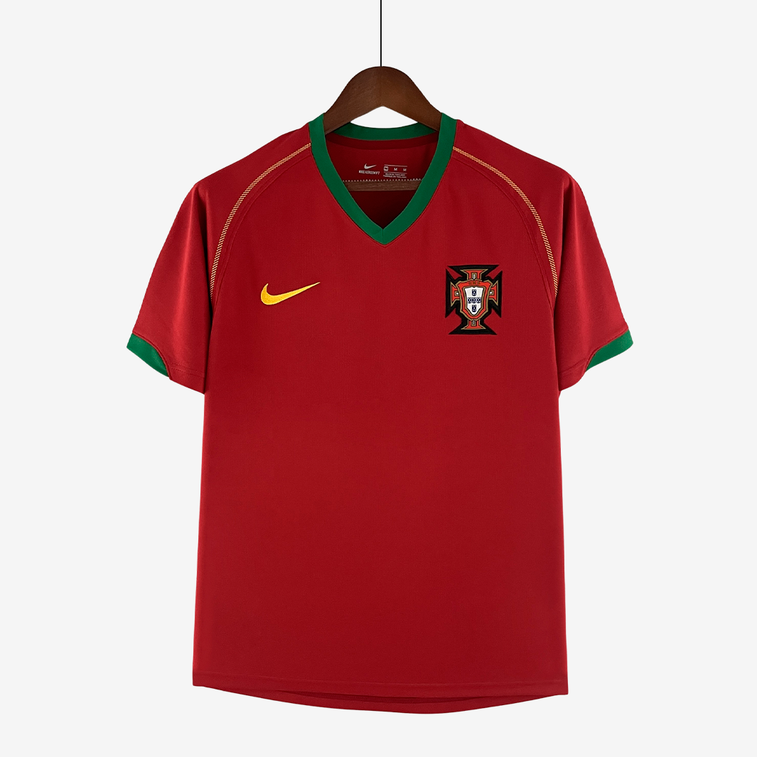 9-13 Portugal 2006 Home Jersey – Retro Version - Image 1