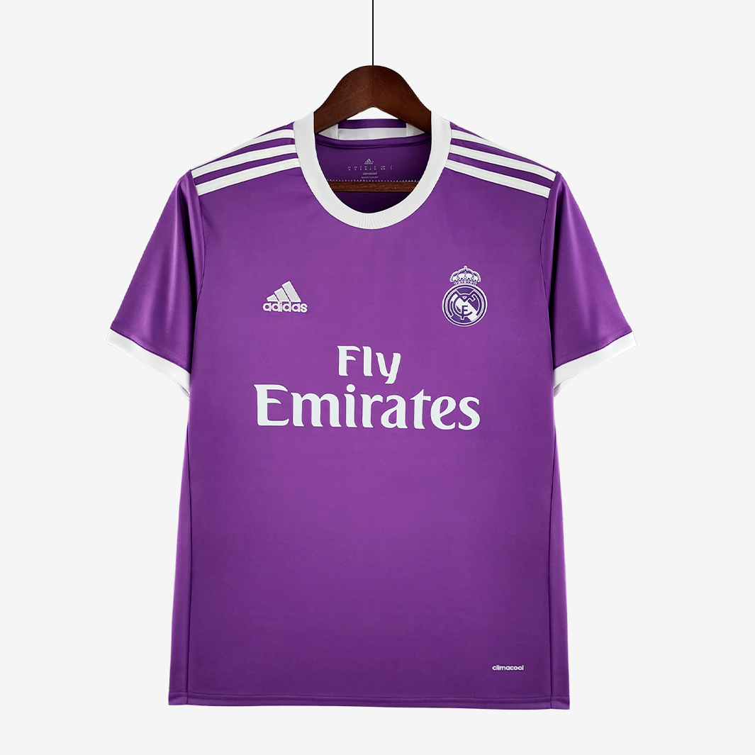 9-20 Real Madrid 2016/17 Away Jersey – Retro Version - Image 1