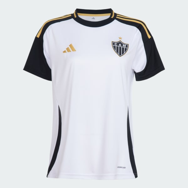 Camisa_II_Atletico_Mineiro_Feminina_25-26_Branco_IV6050_01_laydown Atletico Mineiro 2025/26 Away Jersey Women’s - Image 1