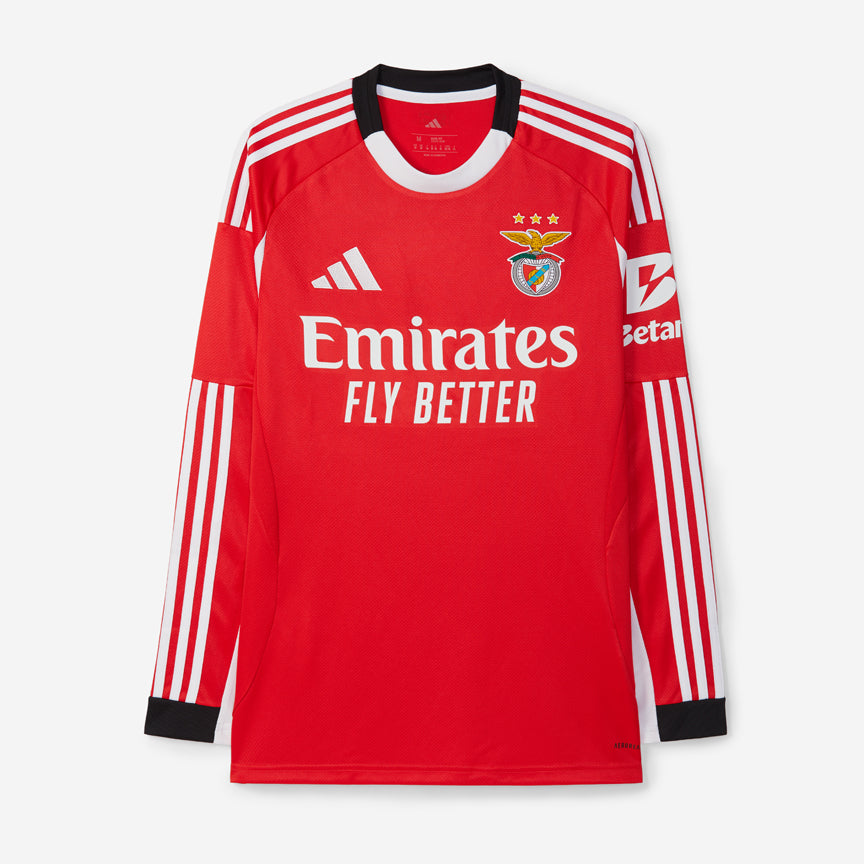 camisola_principal_manga_comprida_slbenfica_20252026 Benfica 2025/26 Home Jersey Long Sleeve Fan Version - Image 1