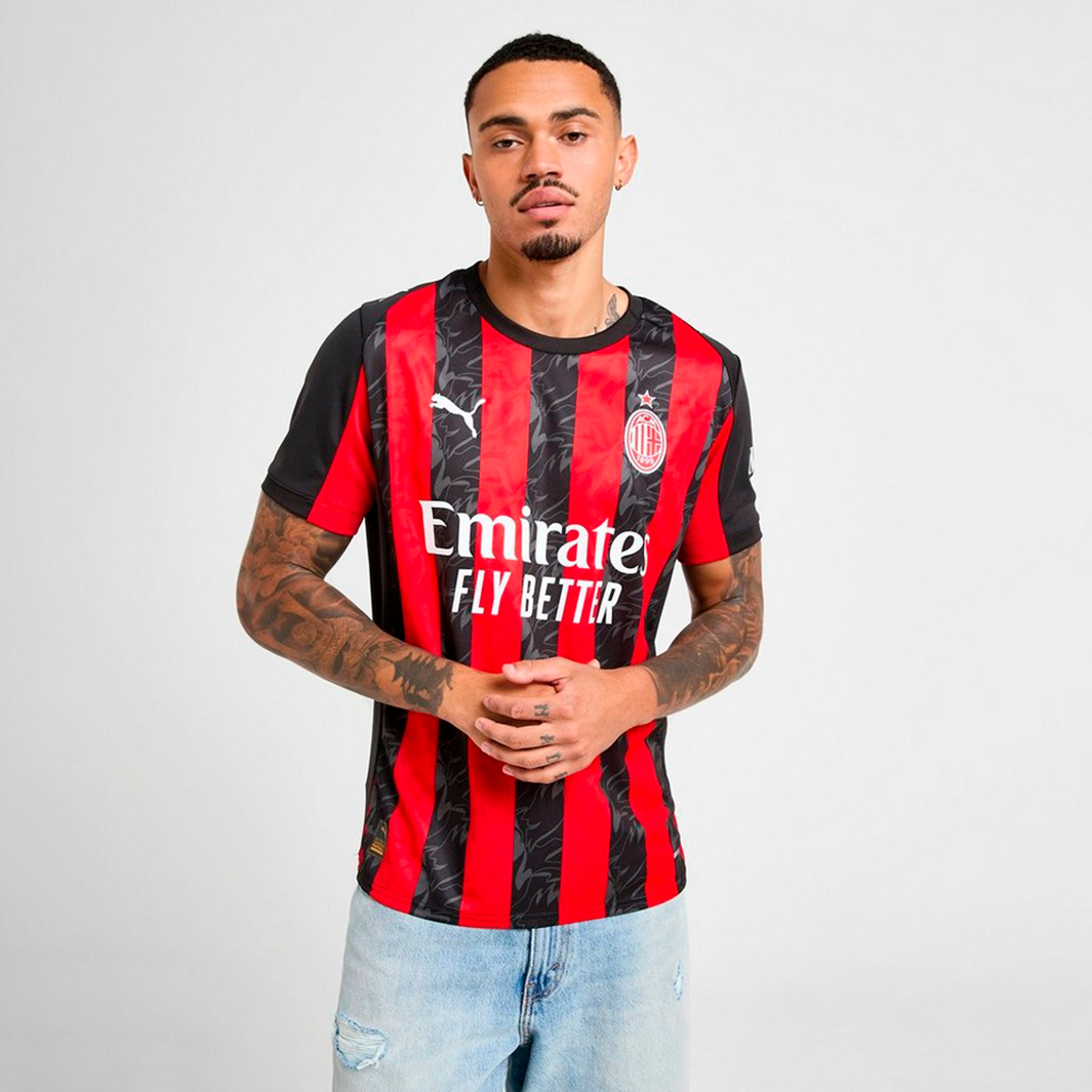 dsvdsvsdv AC Milan 2025/26 Home Jersey Fan Version - Image 1