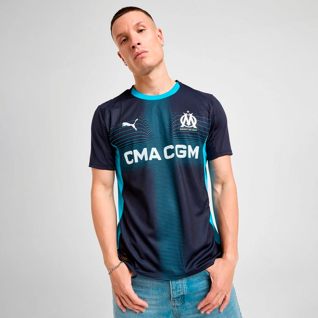 efsefsdfsd Olympique Marseille 2025/26 Away Jersey Fan Version - Image 1