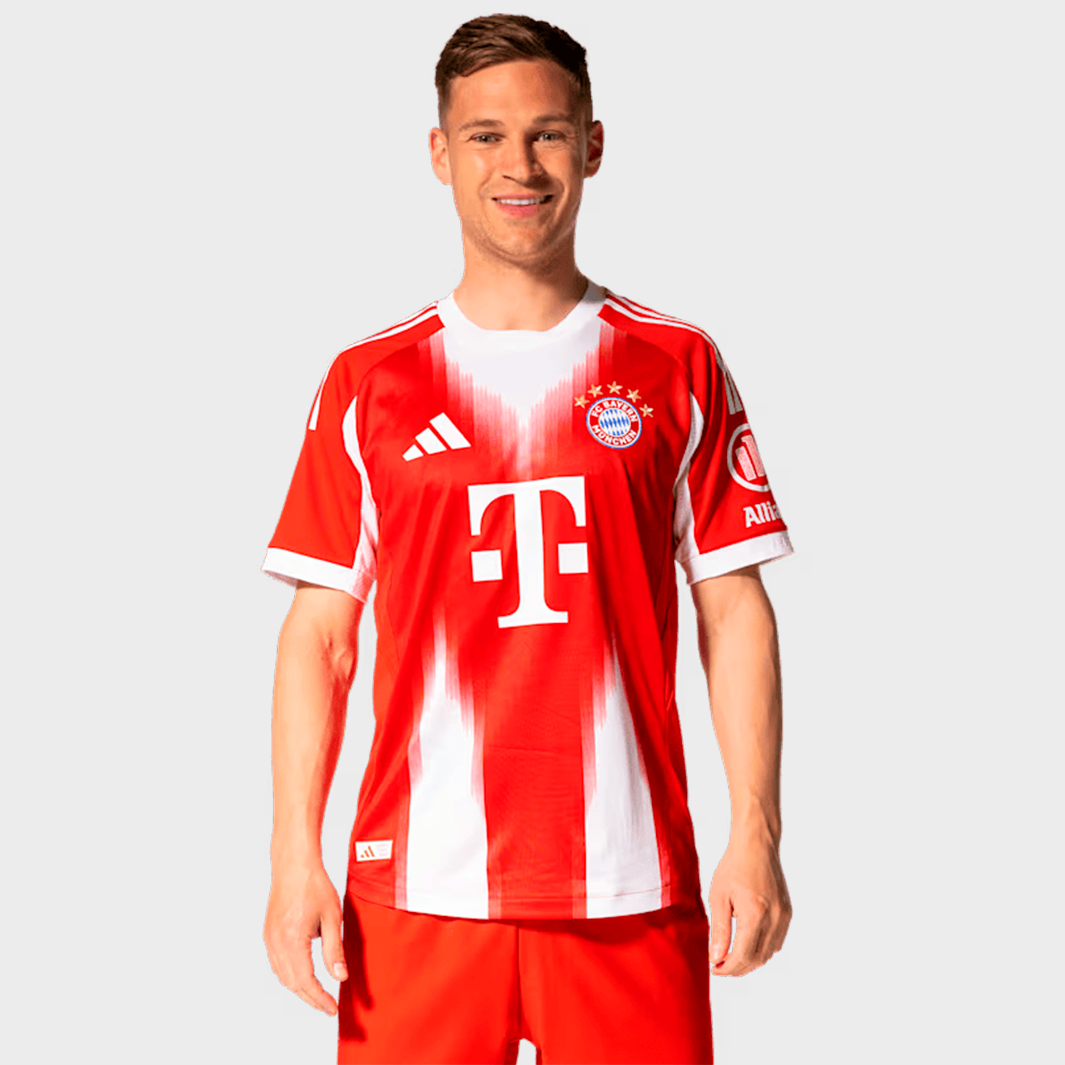 sdefwefewrf Bayern Munich 2025/26 Home Jersey Player Version - Image 1