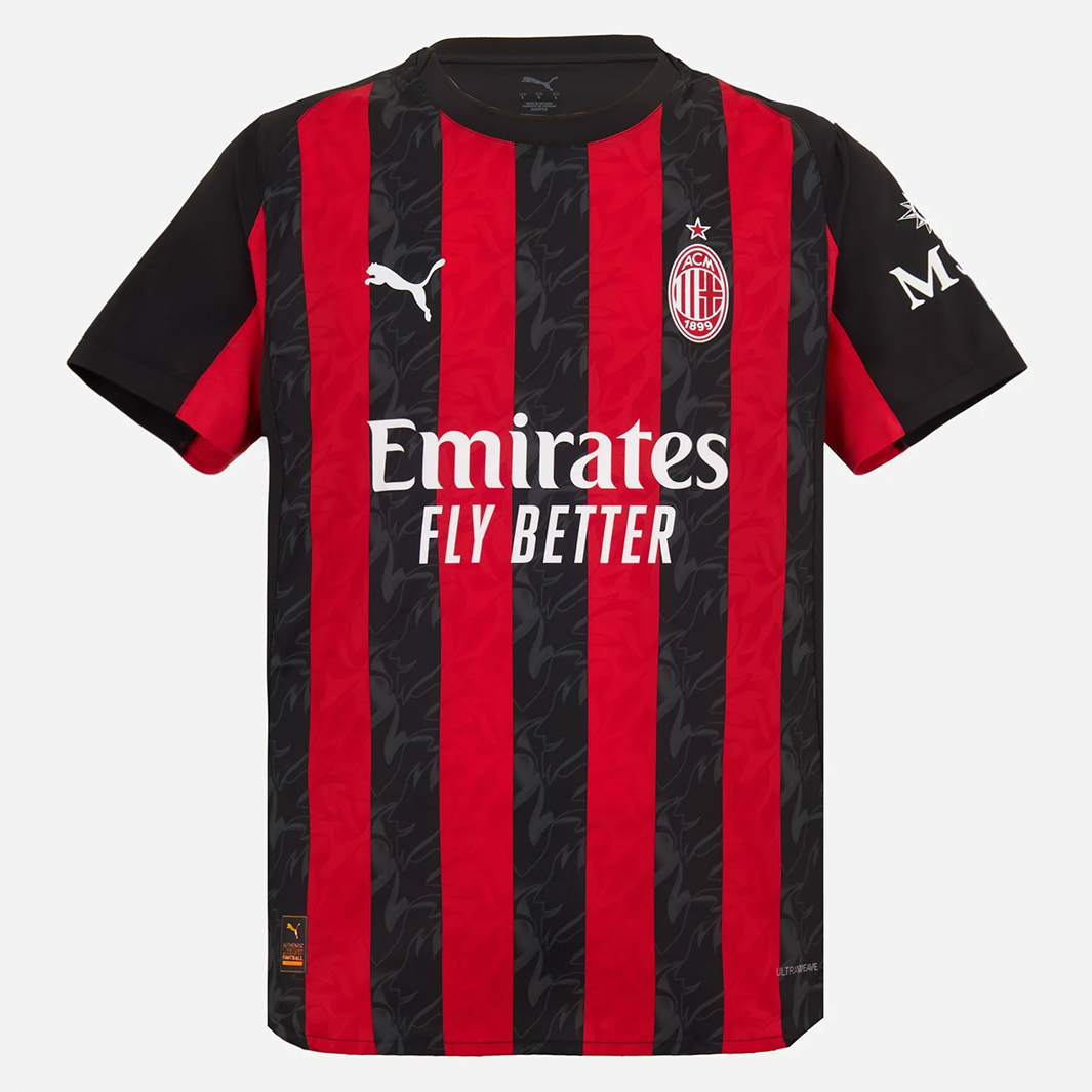 zczz AC Milan 2025/26 Home Jersey Player Version - Image 1