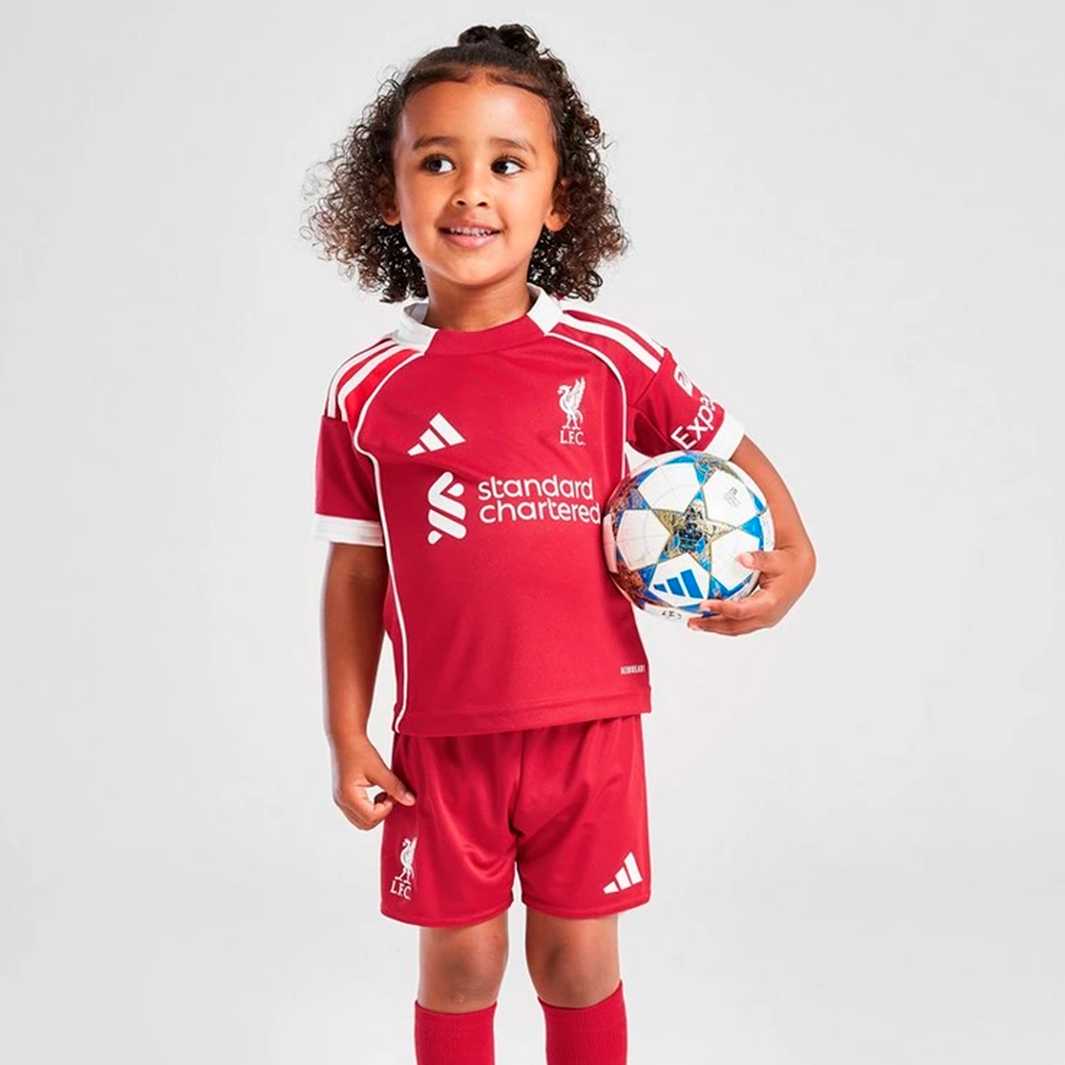 1-239 Liverpool 2025/26 Home – Kit Kids - Image 1