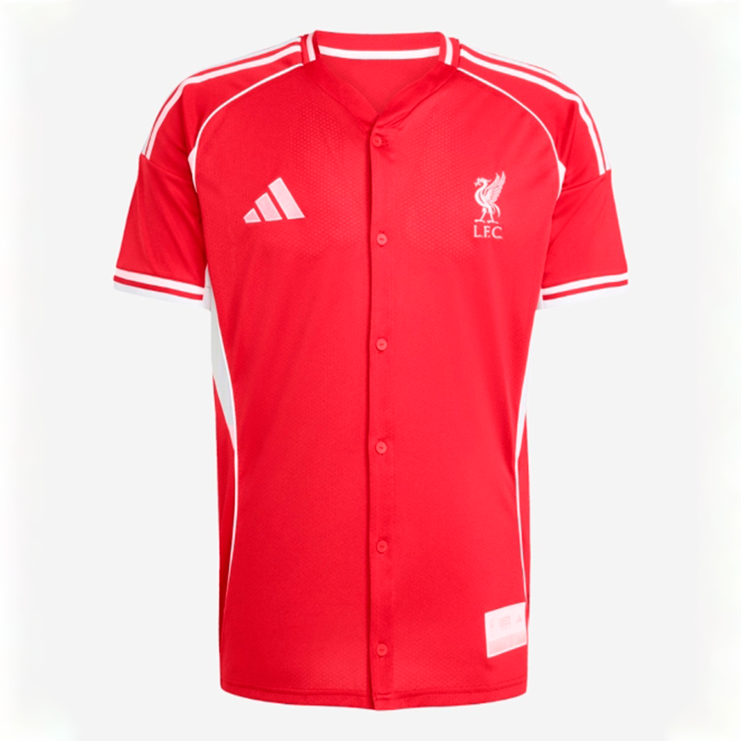 1-597 Liverpool 2025/26 US Baseball Jersey – Fan Version - Image 1