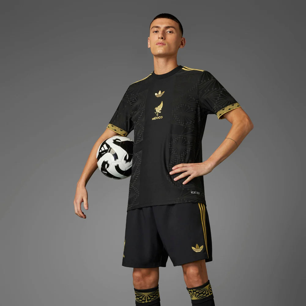 1-adidas-mexico-2025-match-gold-mens-jersey-jf2639 Mexico 2025/26 Gold Jersey – Player Version - Image 1