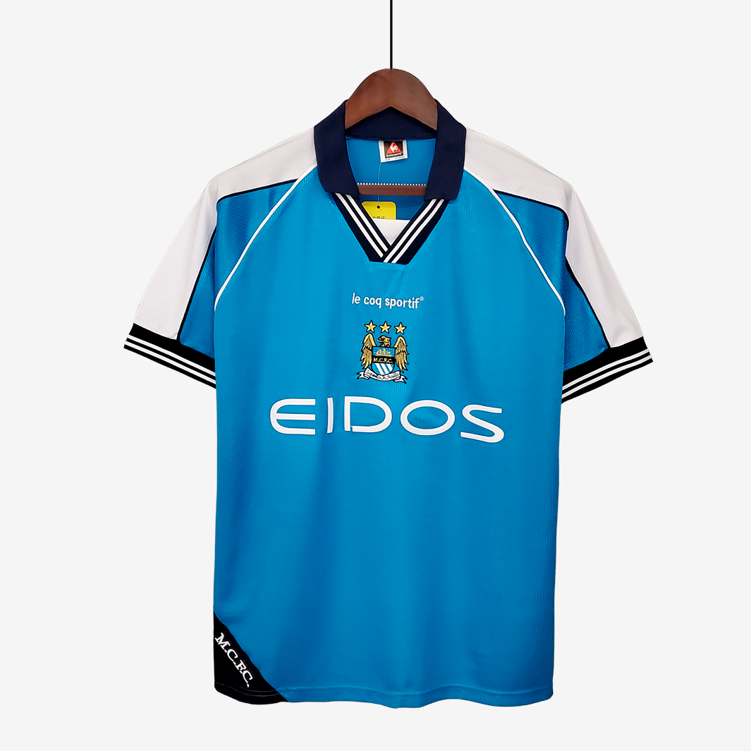 6-196 Manchester City 1999/01 Home Jersey – Retro Version - Image 1