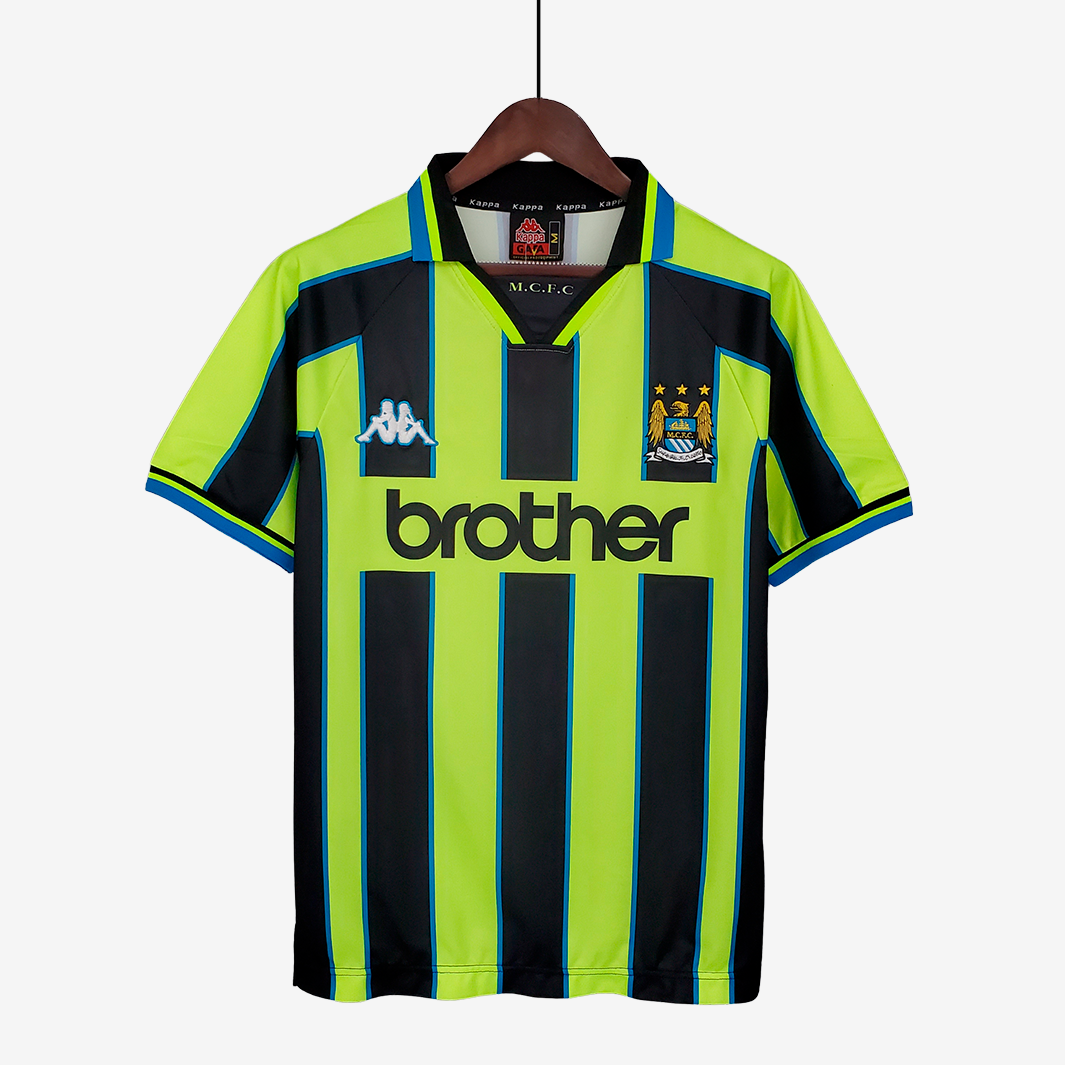6-268 Manchester City 1998/99 Away Jersey Retro Version - Image 1