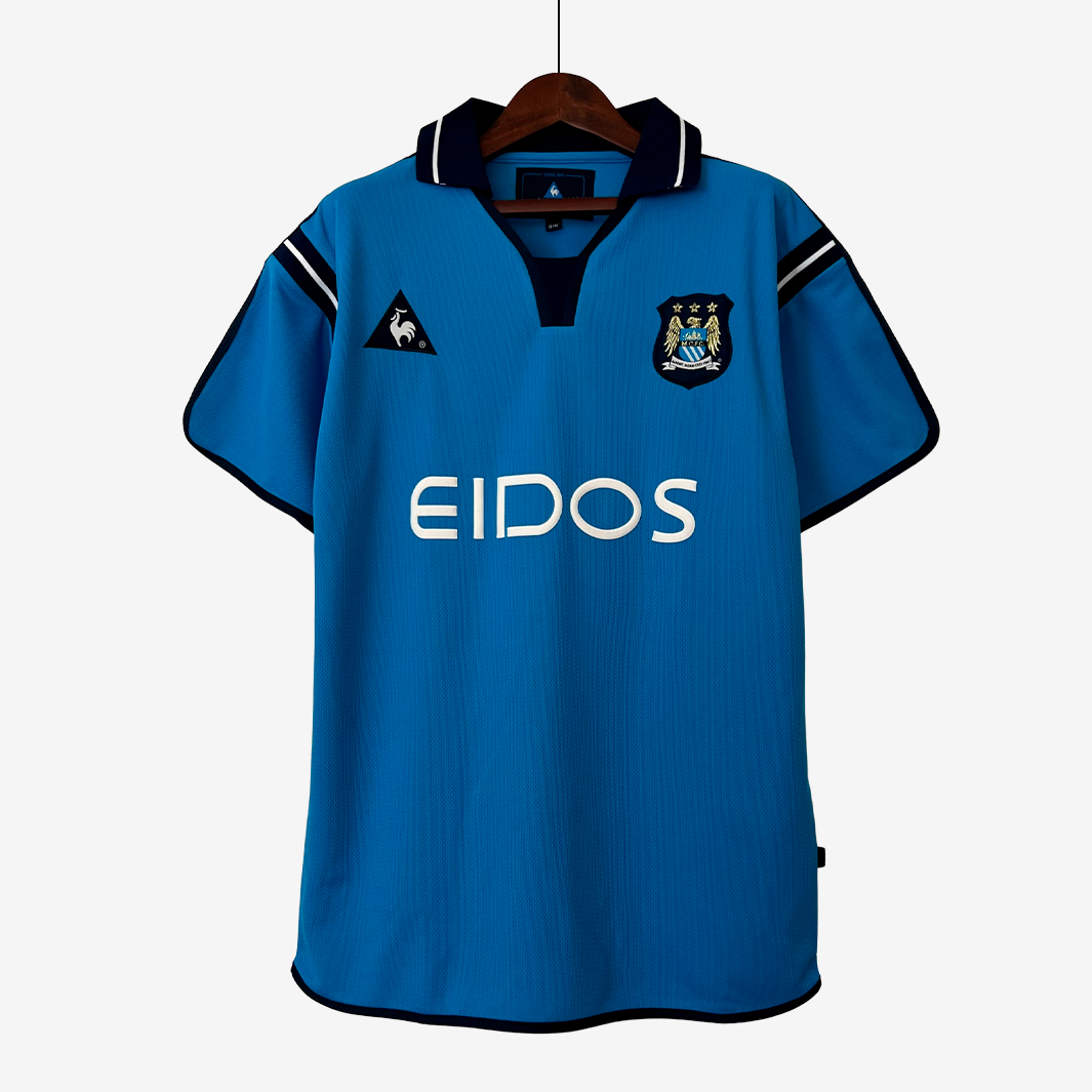 6-42 Manchester City 2001/02 Home Jersey – Retro Version - Image 1