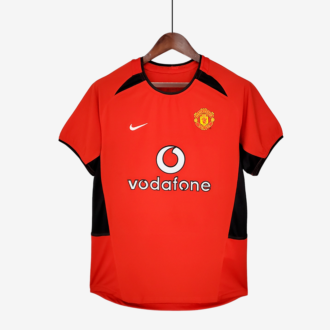 7-150 Manchester United 2002/04 Home Jersey – Retro Version - Image 1