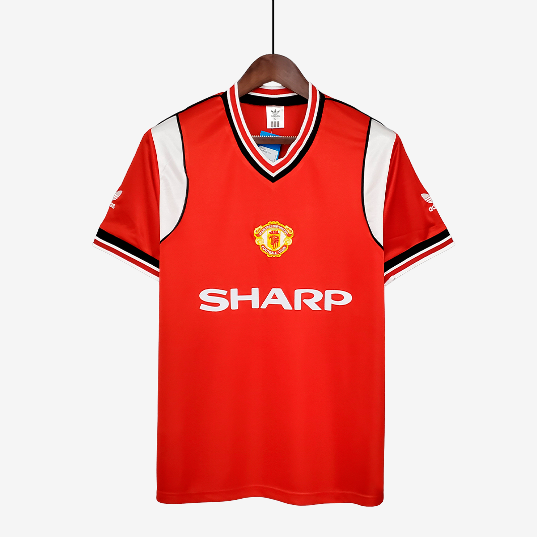 7-228 Manchester United 1985/86 Home Jersey Retro Version - Image 1