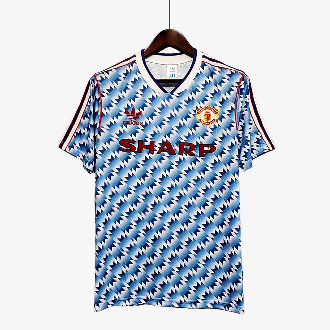 7-307 Manchester United 1990/92 Away Jersey Retro Version - Image 1