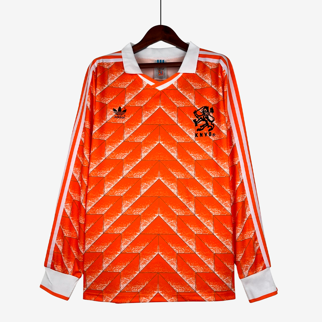 7-339 Netherlands 1998 Home Jersey Long Sleeve – Retro Version - Image 1