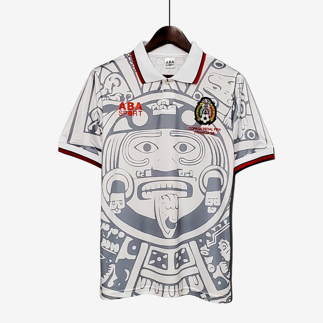 7-353 Mexico 1998 Away Jersey Retro Version - Image 1