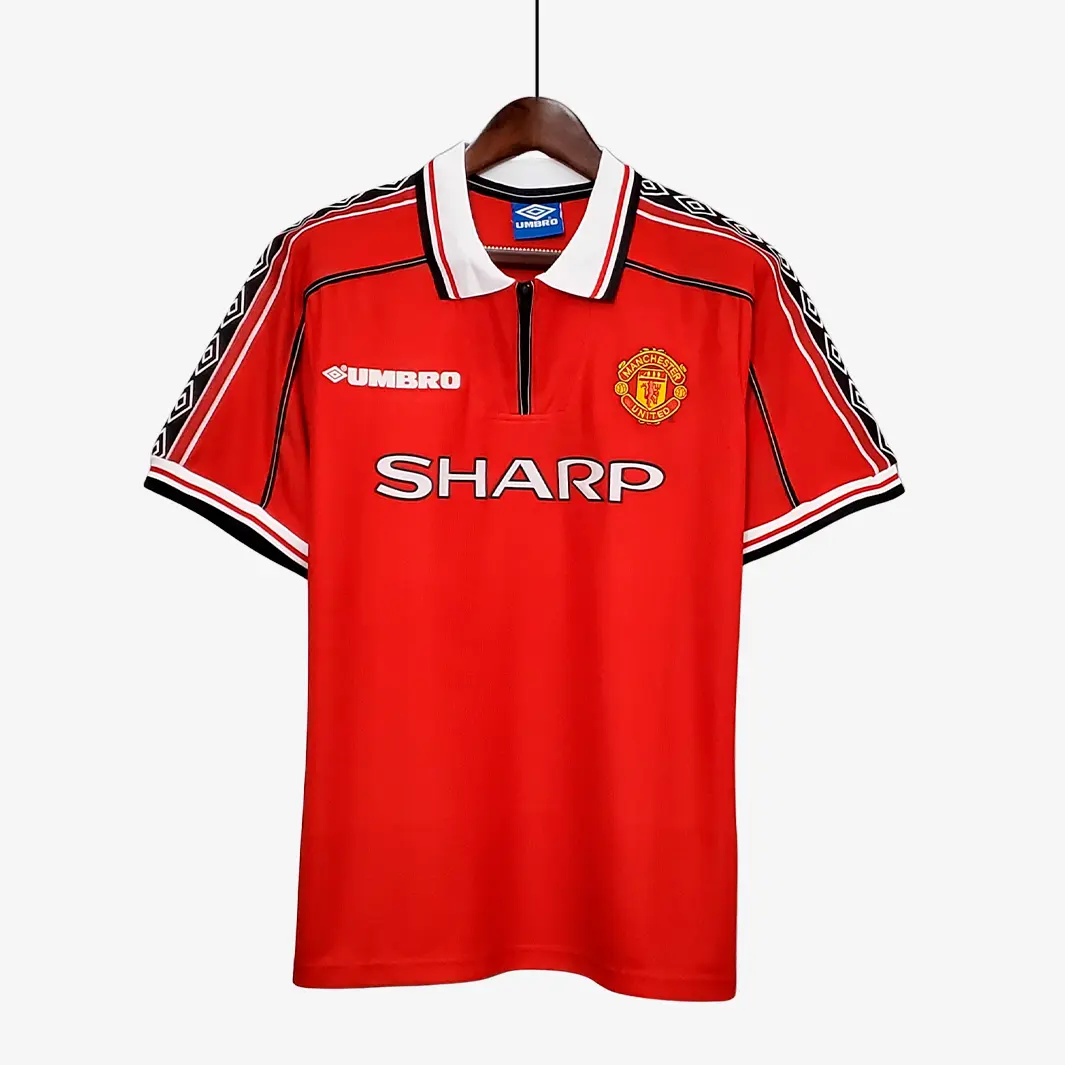 7-354 Manchester United 1998/99 Home Jersey Retro Version - Image 1