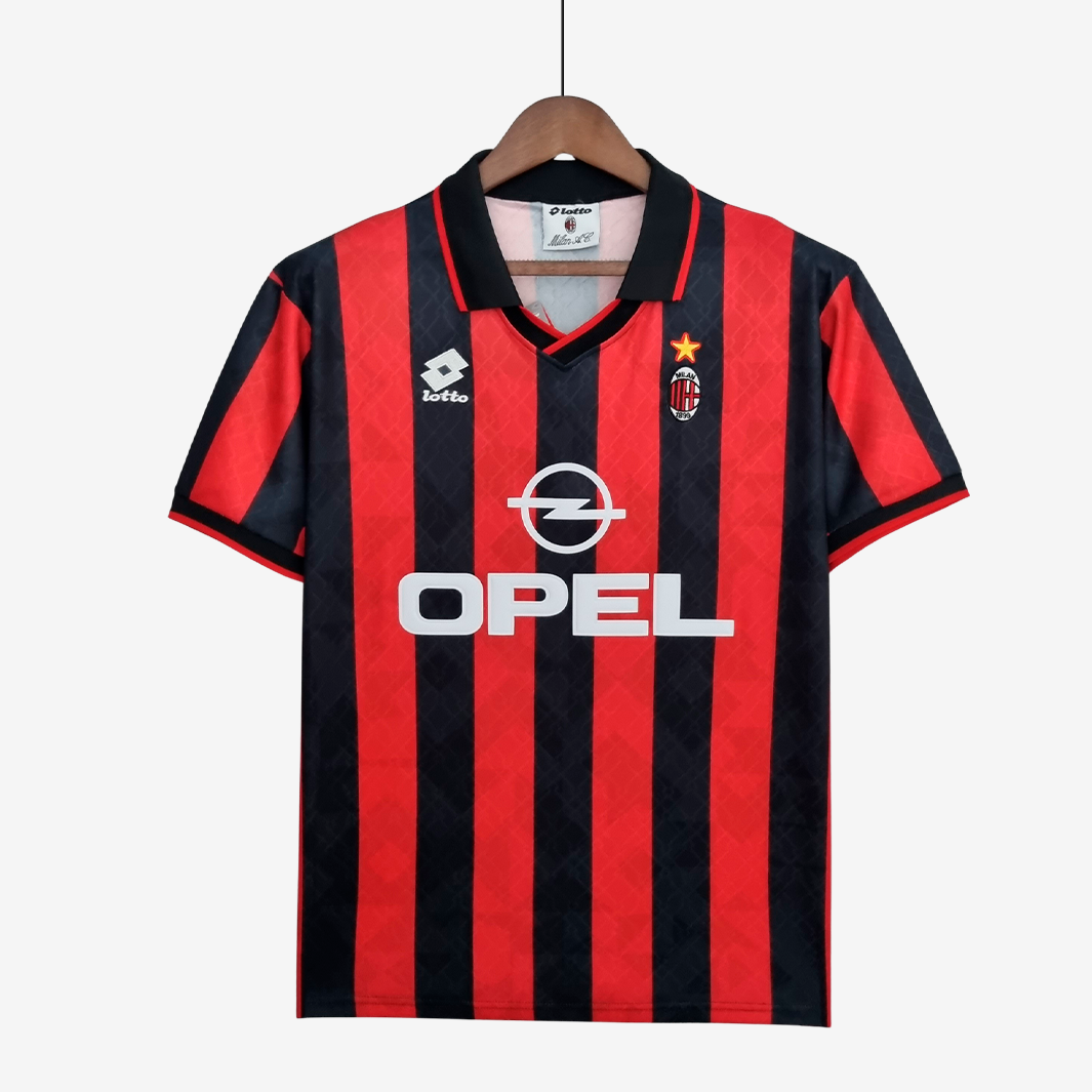 7-94 AC Milan 1995/96 Home Jersey – Retro Version - Image 1